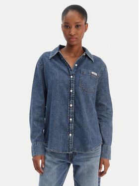 Calvin Klein Jeans Calvin Klein Jeans džínsová košeľa LV047E742G Tmavomodrá Regular Fit