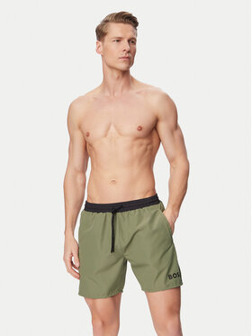 BOSS BOSS Kupaće gaće i hlače Starfish 50514429 Tamno zelena Regular Fit