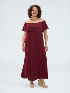 Fiorella Rubino Fiorella Rubino Sukienka wieczorowa 7000L001297N036 Bordowy A-Line Fit