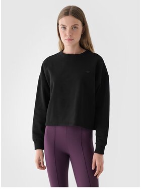4F 4F Bluza 4FWAW24TSWSF1305 Czarny Oversize