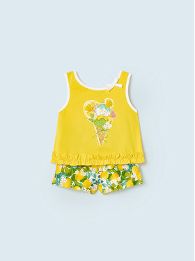 Mayoral Mayoral Set top i kratke hlače 1277 Šarena Regular Fit