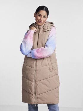 Pieces Pieces Vestă Jamilla 17131106 Bej Regular Fit