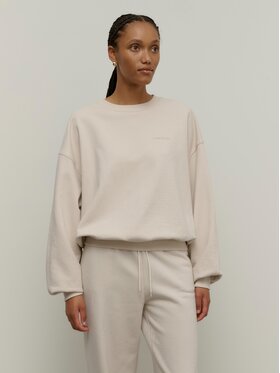 La Mania La Mania Felpa WHY Beige Classic Fit