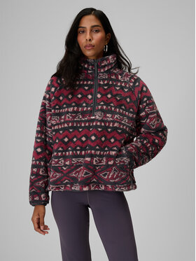 4F 4F Polar COMMERCIAL Bordowy Loose Fit