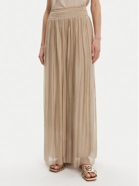 ViCOLO ViCOLO Pantaloni palazzo TD0021 Beige Regular Fit