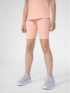 4F 4F Športové kraťasy 4FJSS23TTIGF037 Ružová Slim Fit