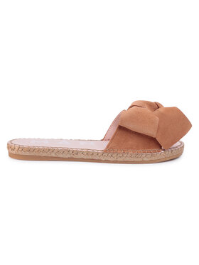 Manebi Espadrile Sandals With Bow W 1.1 J0 Rjava