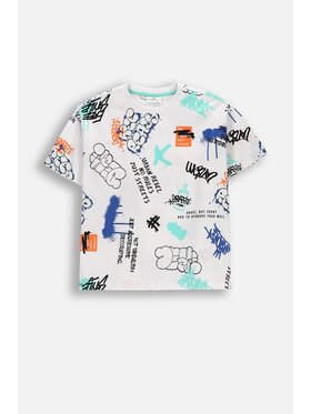 Coccodrillo Coccodrillo T-Shirt WC6143201RBJ-001 Biały Regular Fit