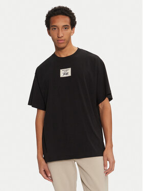 Just Cavalli Just Cavalli T-Shirt 77OAHE14 Czarny Regular Fit