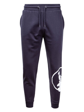 Jott Jott Spodnie dresowe Moledo Logo Granatowy Regular Fit