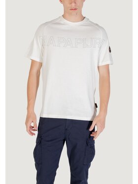 Napapijri Napapijri T-shirt S-AMBRA SS Bianco Casual Fit