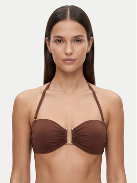 Max Mara Beachwear Max Mara Beachwear Μπικίνι πάνω μέρος Amelia 2616821239 Σκούρο καφέ
