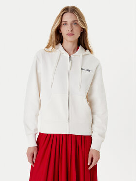 Tommy Hilfiger Tommy Hilfiger Світшот Script WW0WW45742 Écru Regular Fit