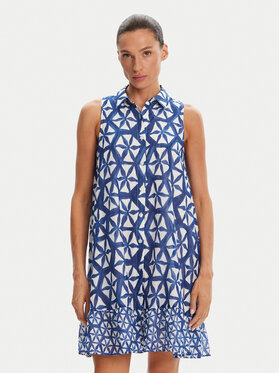 Iconique Iconique Sommerkleid IC25-085 Blau Regular Fit