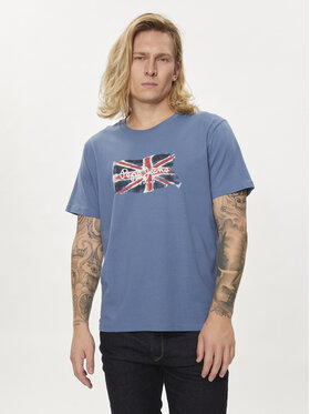 Pepe Jeans Pepe Jeans Tricou Clag PM509384 Albastru Regular Fit