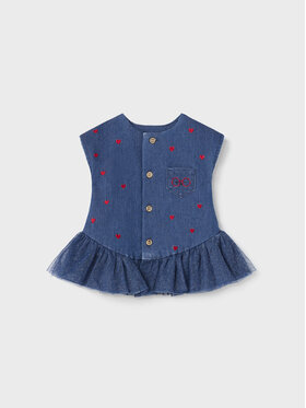 Mayoral Mayoral Vestito di jeans 1827 Blu