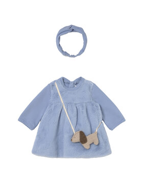 Mayoral Mayoral Každodenní šaty 2823 Modrá Regular Fit