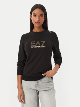 EA7 Emporio Armani EA7 Emporio Armani Sweatshirt 8NTM45 TJ9RZ 1200 Schwarz Regular Fit
