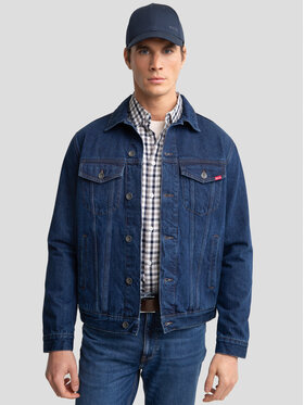 BIG STAR BIG STAR Kurtka jeansowa Charlie 564 Granatowy Basic Fit