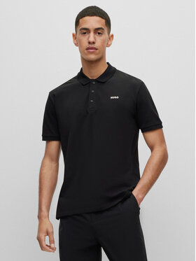 HUGO Hugo Поло Donos222 50466182 Чорний Regular Fit