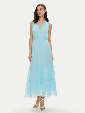 Haveone Haveone Rochie de vară AFF-L010 Albastru Regular Fit