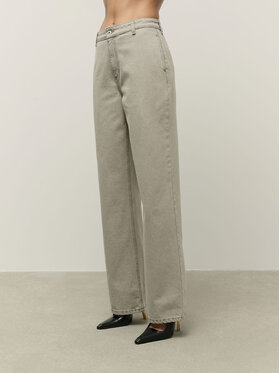 La Mania La Mania Spodnie dresowe EDGY Szary Classic Fit