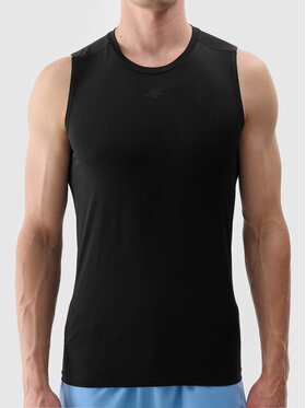 4F 4F Tank top 4FWSS25TFSLM461 Czarny Active Fit