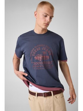 Guess Jeans Guess Jeans T-Shirt 183864 Czarny Classic Fit