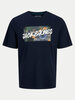 Jack&Jones Junior Jack&Jones Junior T-shirt Hawaii 12269916 Tamnoplava Standard Fit