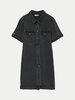 Vero Moda Vero Moda Jeanskleid Jennie 10309665 Schwarz Regular Fit
