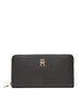 Tommy Hilfiger Tommy Hilfiger Große Herren Geldbörse Th Distinct Lrg Za AW0AW17482 Schwarz