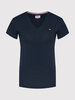 Tommy Jeans Tommy Jeans T-shirt Tjw Skinny Stretch DW0DW09197 Tamnoplava Slim Fit