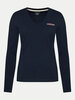 Guess Jeans Guess Jeans Majica W4YI21 J1314 Tamnoplava Slim Fit