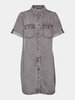 Vero Moda Vero Moda Jeanskleid Jennie 10309665 Grau Regular Fit