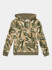 Guess Guess Majica dugih rukava Hooded Ls L4RQ05 KA6R3 Kaki Regular Fit