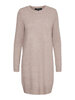 Vero Moda Vero Moda Džemper haljina 10215523 Bež Relaxed Fit
