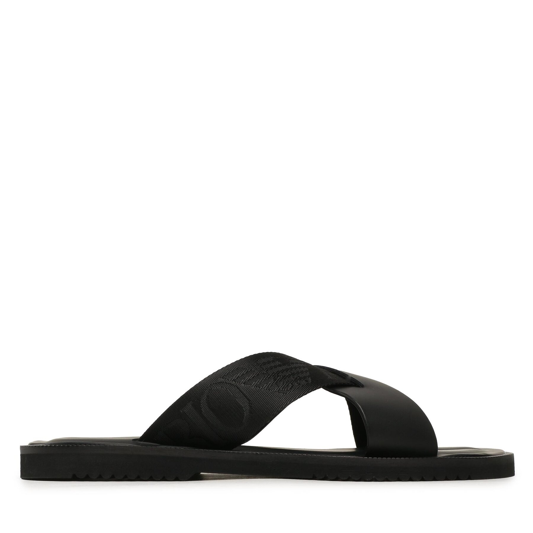 Emporio Armani Klapki X4P124 XN787 K001 Czarny