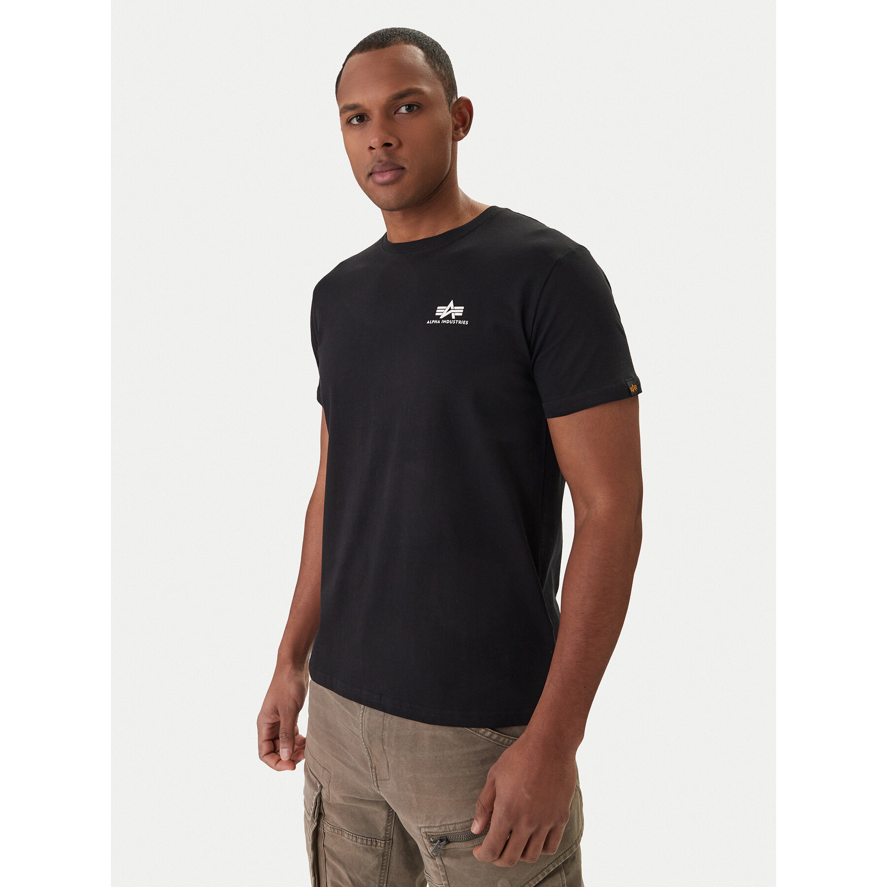 Alpha Industries T-Shirt Basic 188505 Czarny Regular Fit