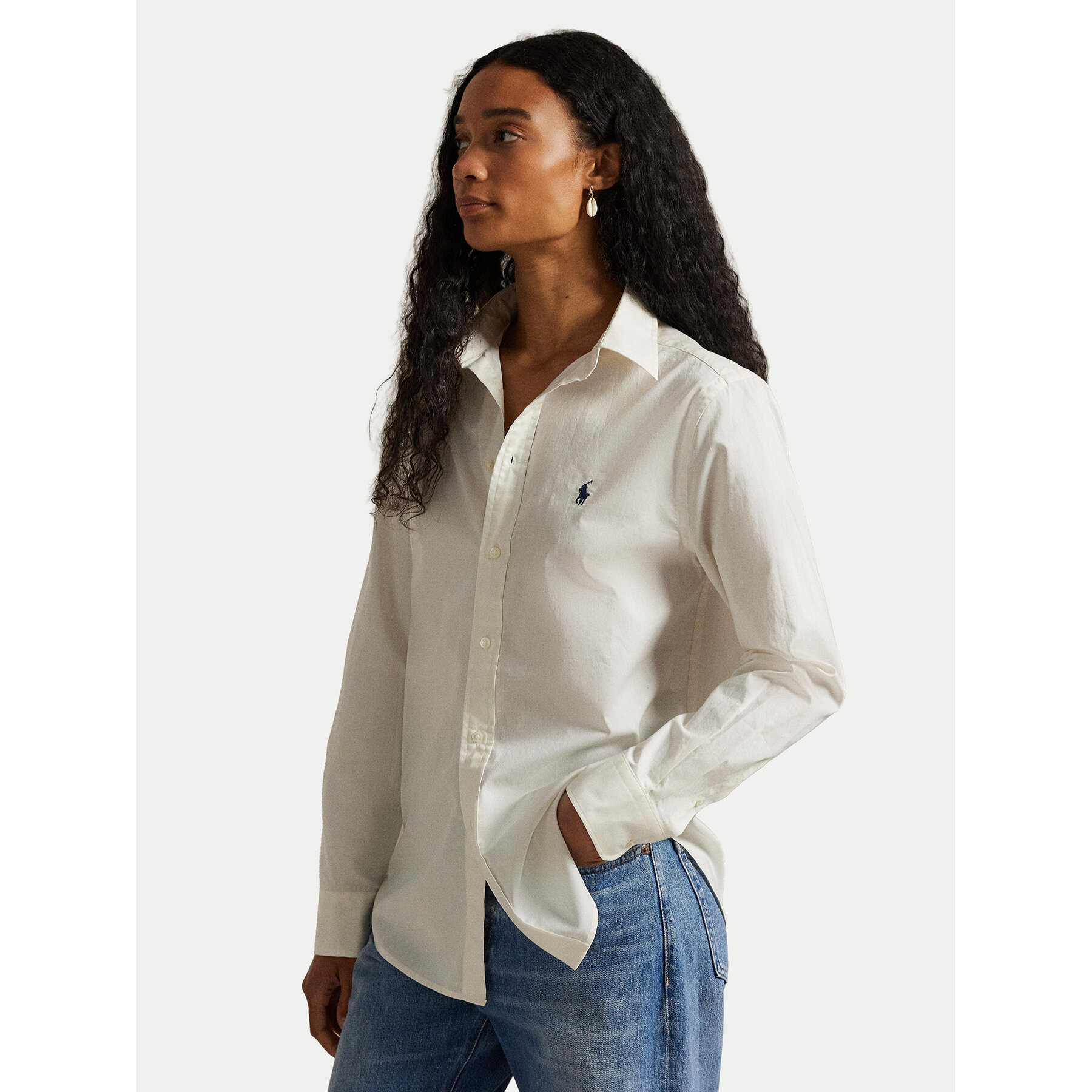 Polo Ralph Lauren Koszula 211A92177007 Écru Classic Fit