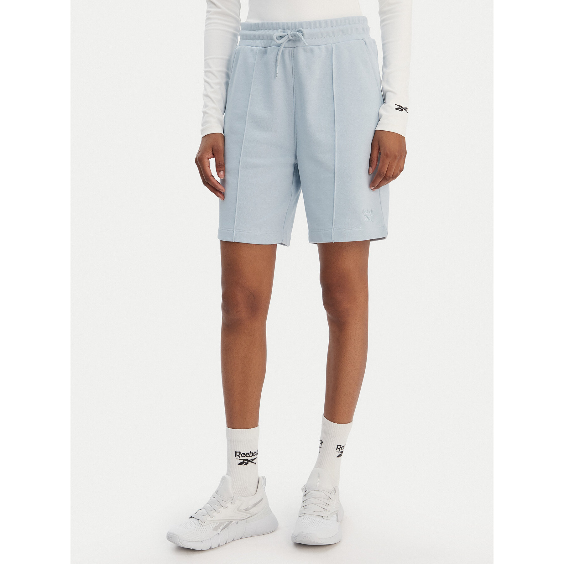Reebok Szorty sportowe Sasha RK25510CCW Błękitny Regular Fit