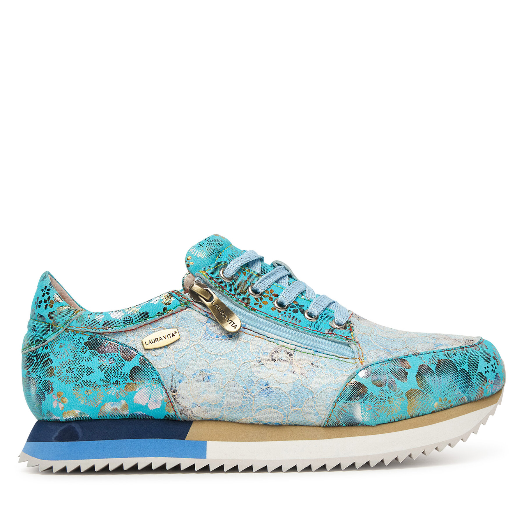 Laura Vita Sneakersy Delphine 06 Granatowy