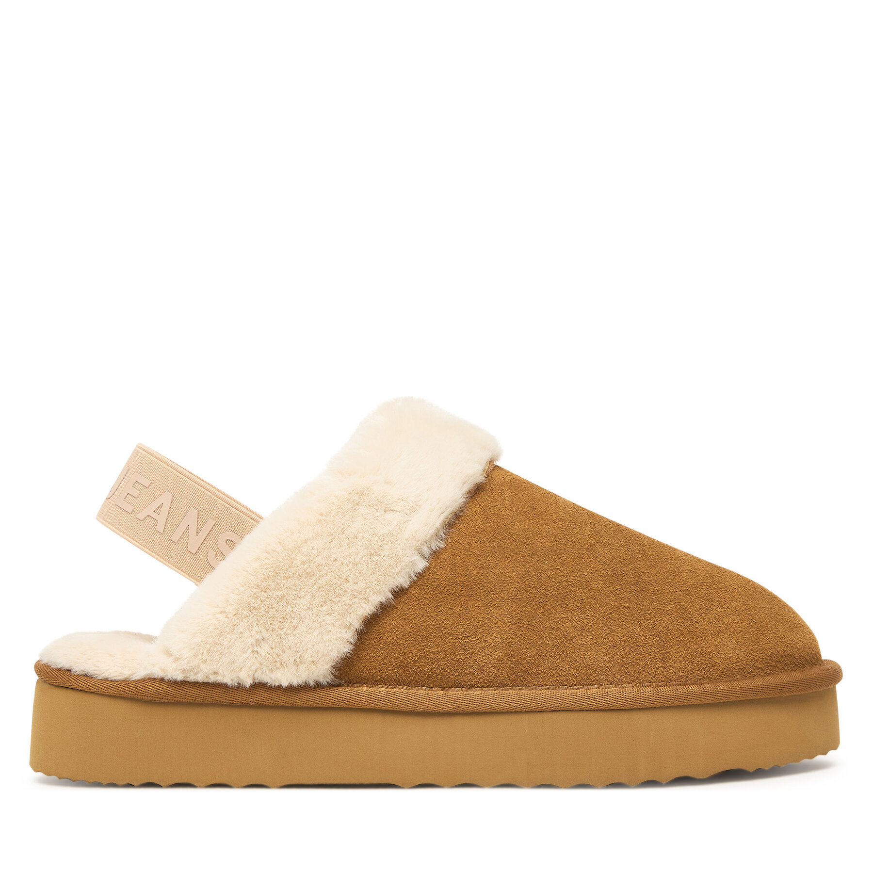 Pepe Jeans Kapcie Dissy Tape W PLS100001 Brązowy