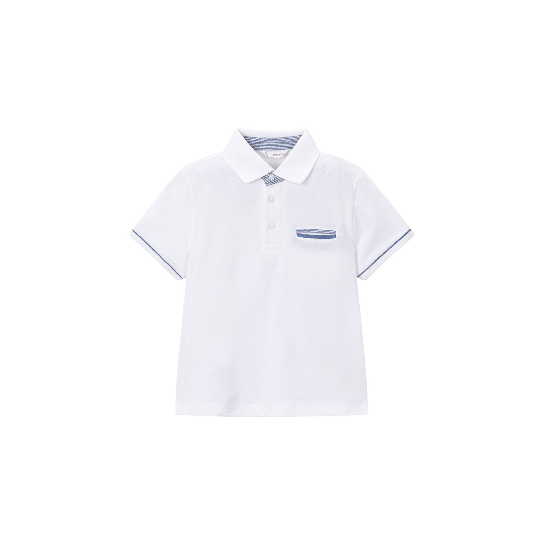 Mayoral Polo 3103 Biały Regular Fit