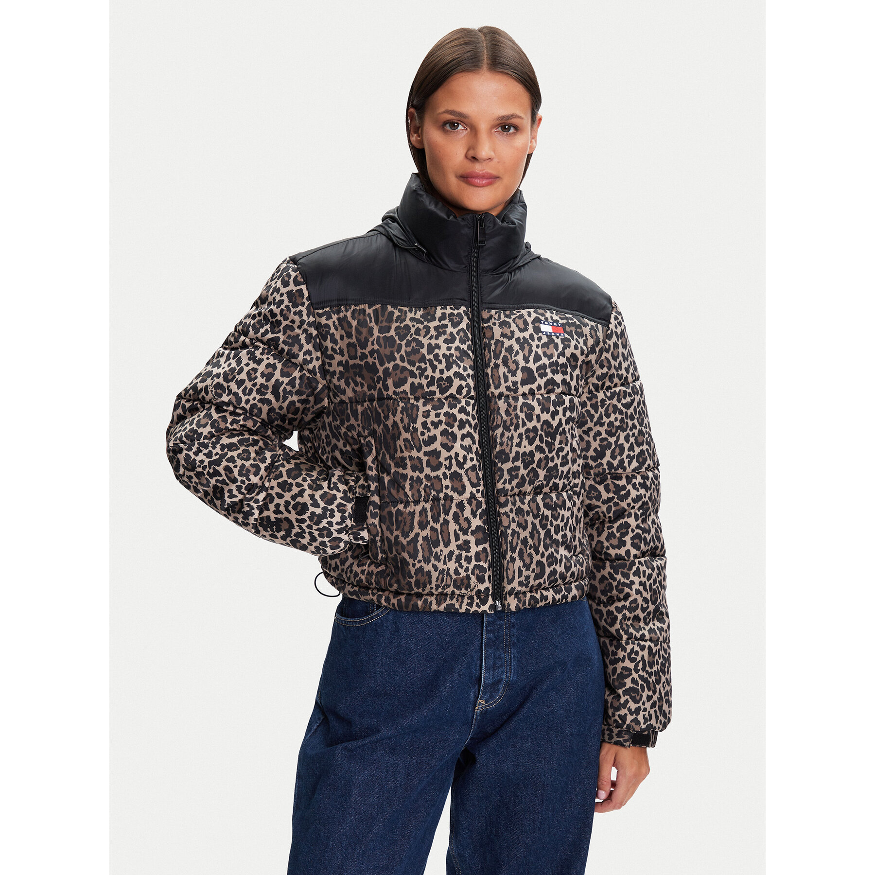 Tommy Jeans Kurtka zimowa DW0DW21967 Brązowy Relaxed Fit