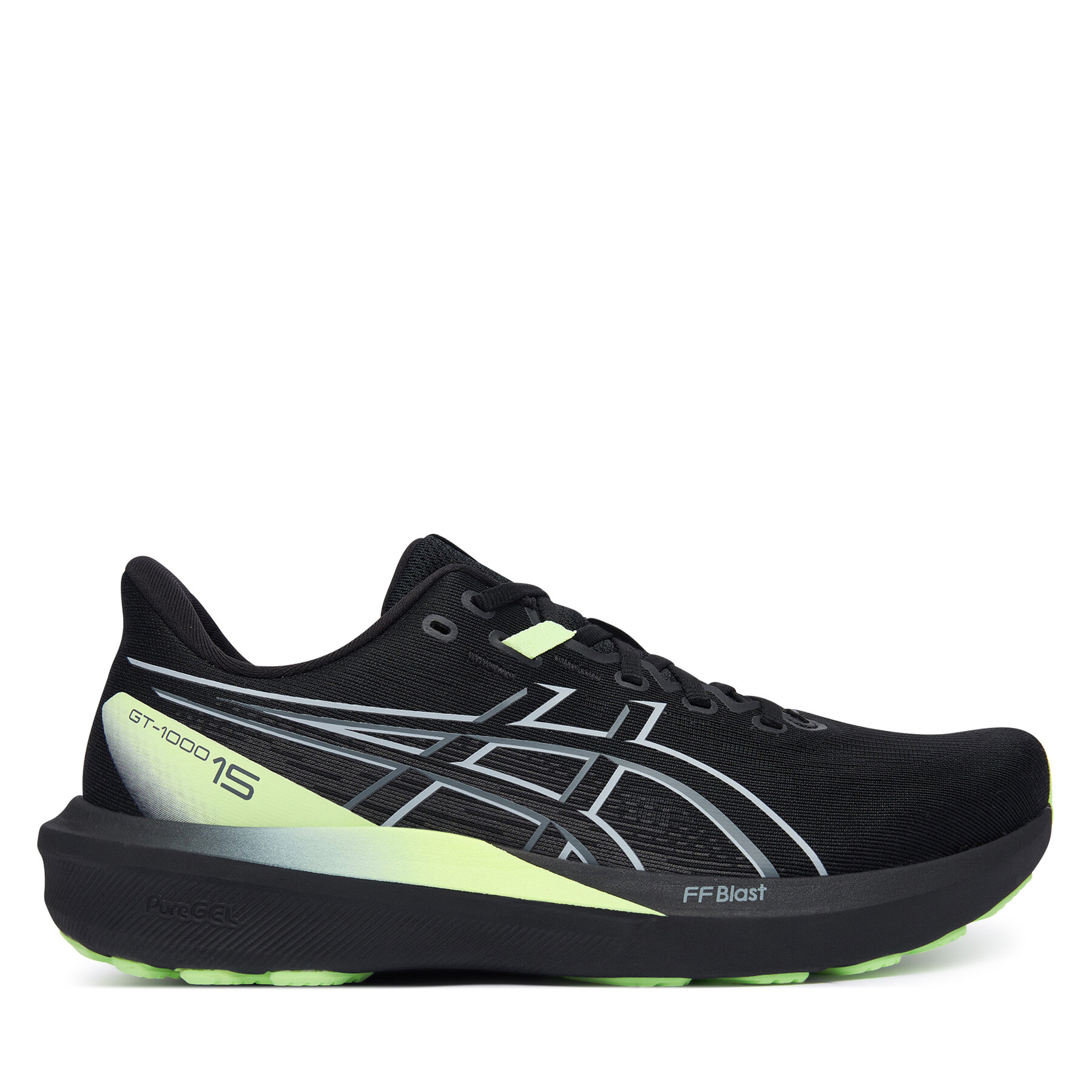 Asics Buty do biegania Gt-1000 15 1011C230 Czarny