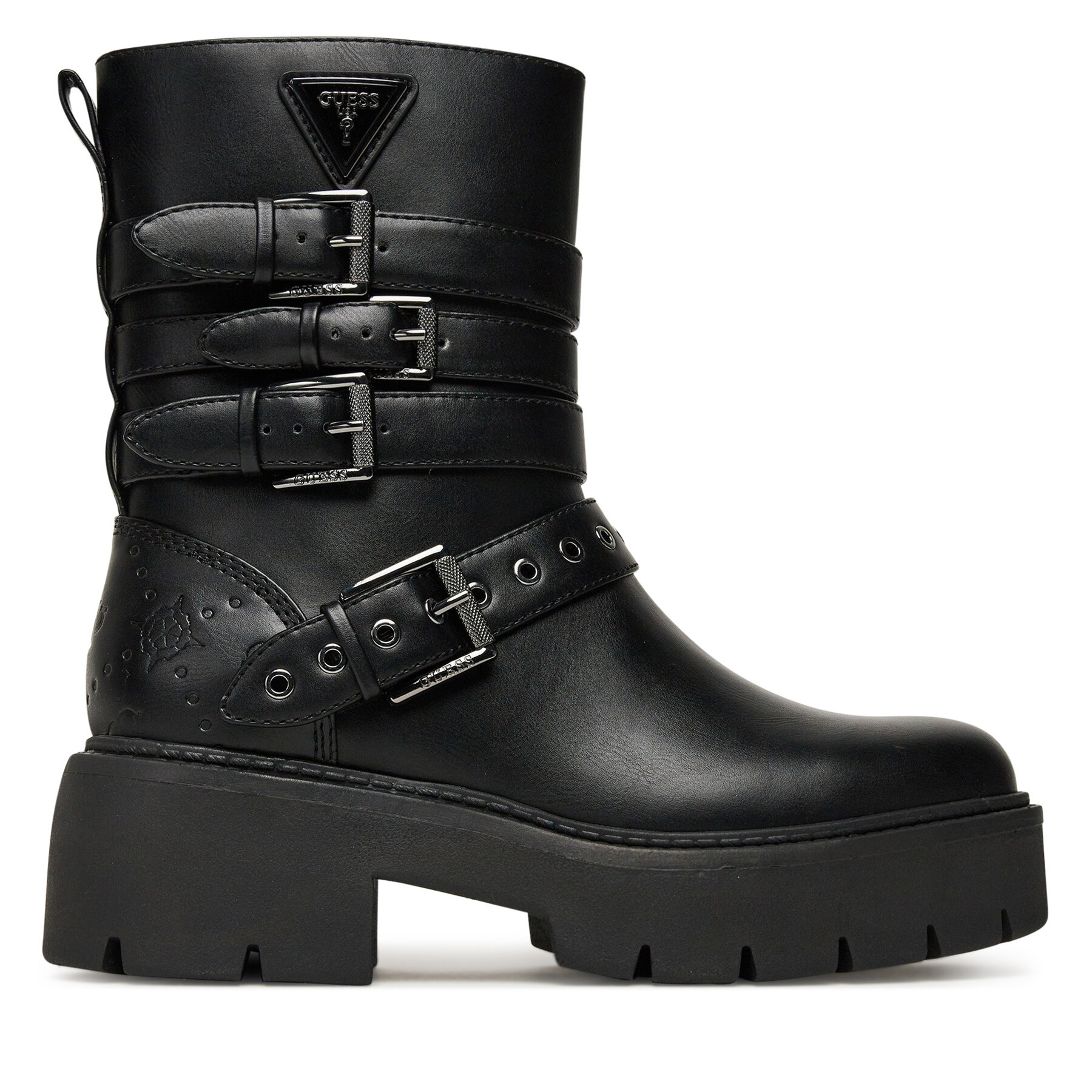 Guess Botki FLTSVO FAL10 Czarny