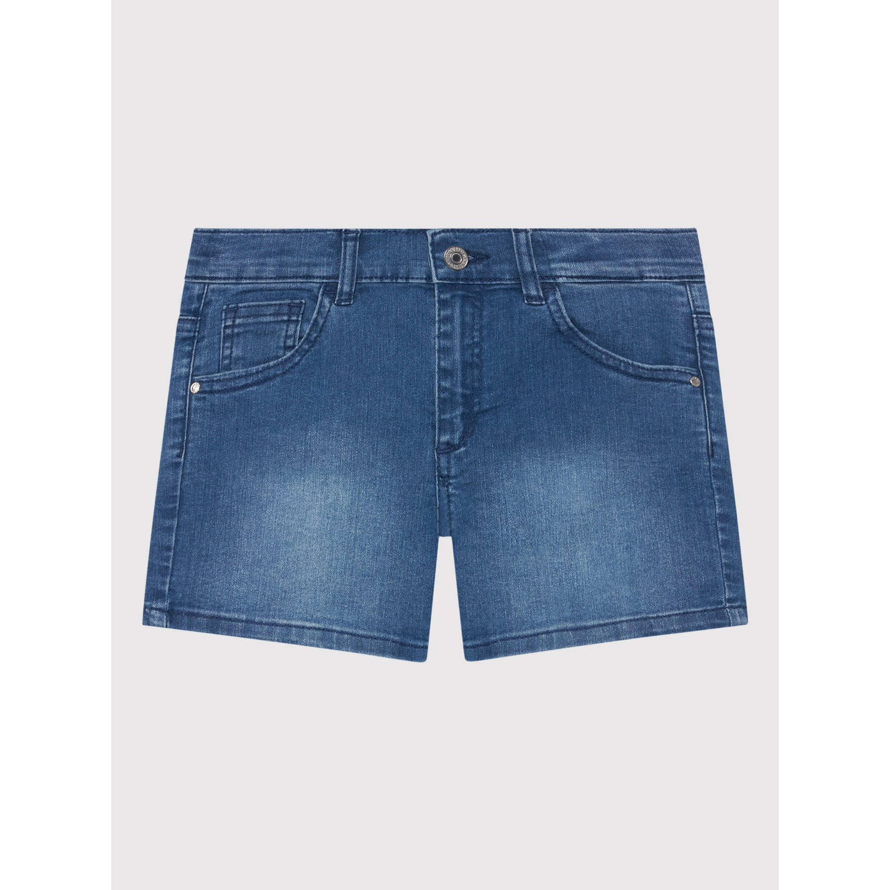 Guess Szorty jeansowe J0BD09 D4H20 Niebieski Regular Fit