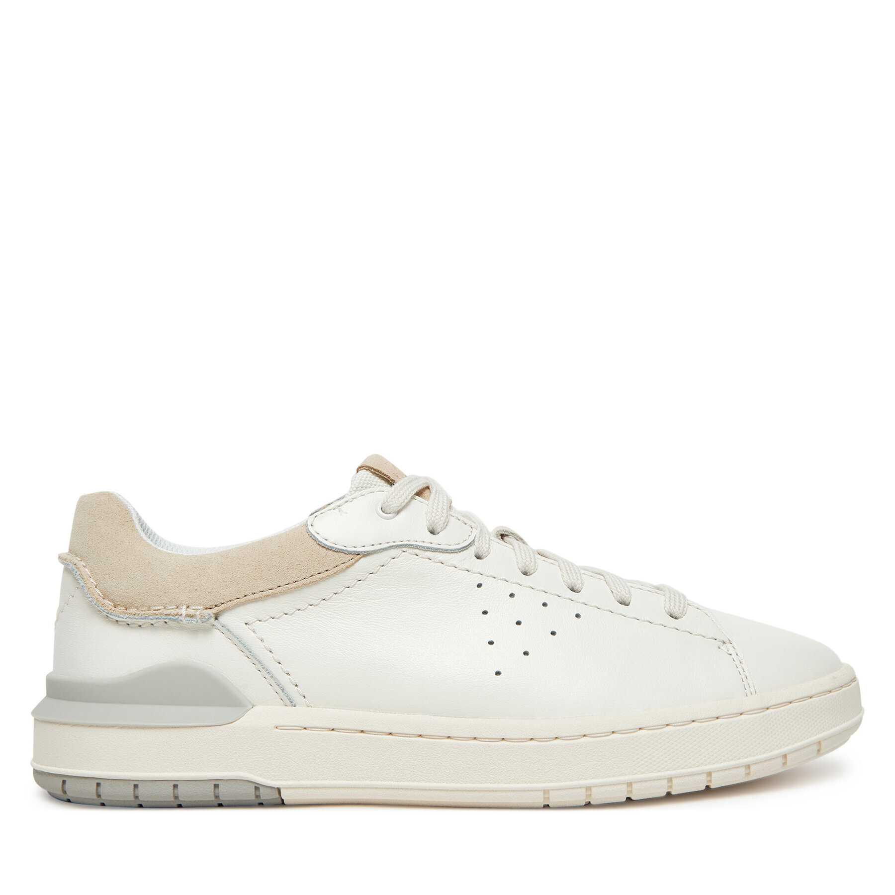 Clarks Sneakersy Courtlite2 Run 26181325 Biały