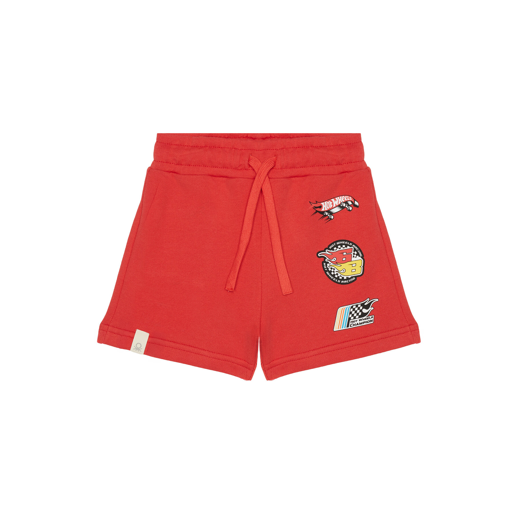 United Colors Of Benetton Szorty sportowe 3J68G901O Czerwony Regular Fit
