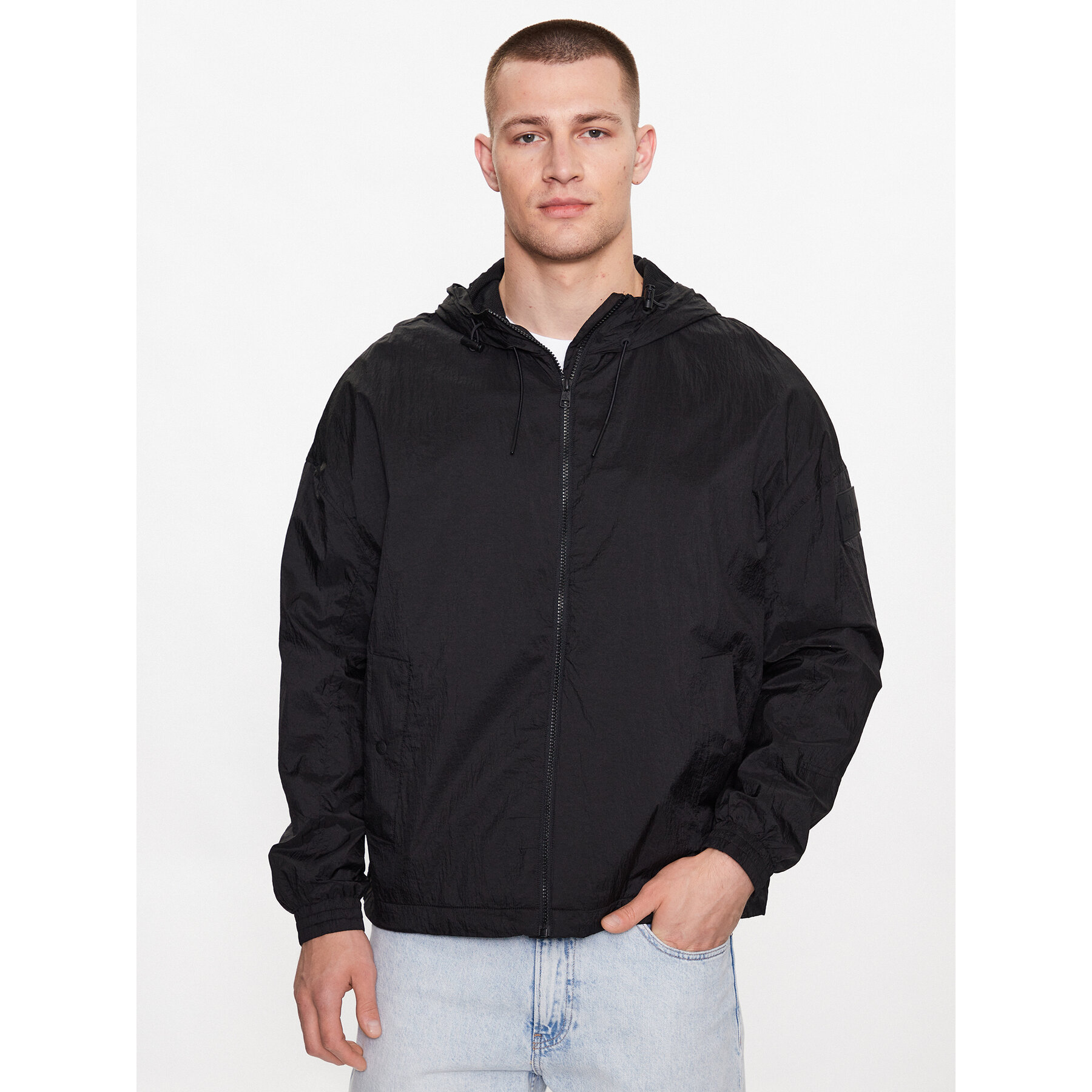 Calvin Klein Jeans Kurtka przejściowa J30J323472 Czarny Regular Fit